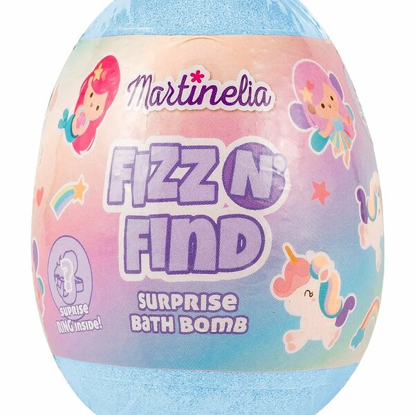 Бомбочка для ванны MARTINELIA с сюрпризом голубая 193 г
