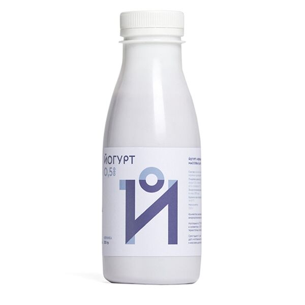 Йогурт питьевой Братья Чебурашкины 0,5% черника БЗМЖ 330 г