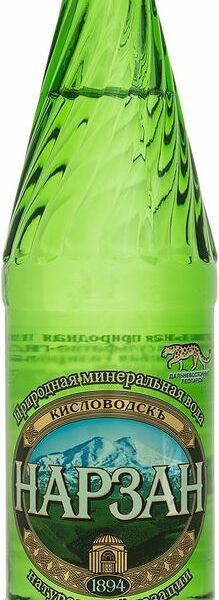 Вода Нарзан минеральная лечебно-столовая газированная, 500мл
