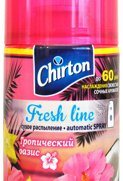 Освежитель воздуха Fresh line (Фреш лайн) Тропический оазис сменный баллон ТМ Chirton (Чиртон)