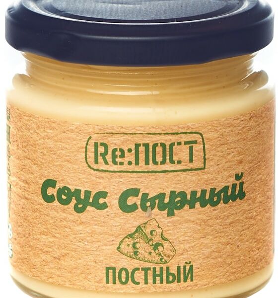 Соус майонезный Re:ПОСТ Vegan постный Сырный 20% 200г
