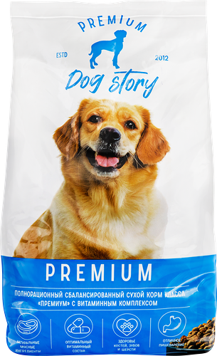 Корм сухой для собак DOG STORY с витаминным комплексом, 2кг