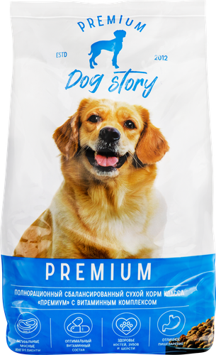 

Корм сухой для собак DOG STORY с витаминным комплексом, 2кг