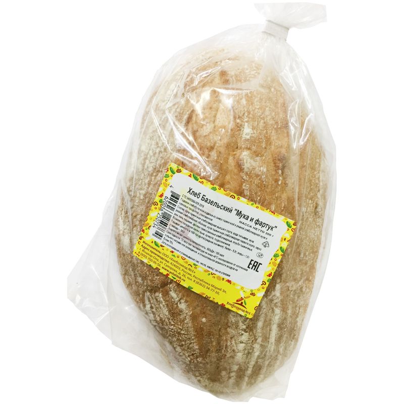 

Хлеб Хлебозавод №1 Мука и фартук базельский, 300 г