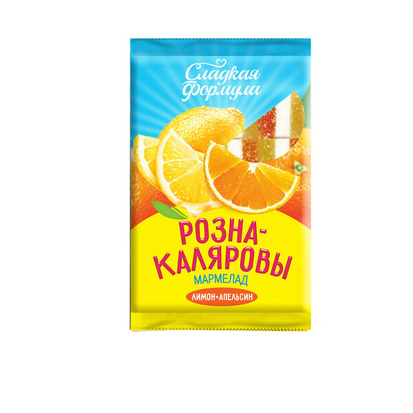 Мармелад Разноцветный с кокосом, апельсином и лимон. вес 190г Красный Мозырянин БЕЛАРУСЬ