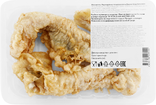 

Минтай жареный ЭКСТРА ФИШ, 200г