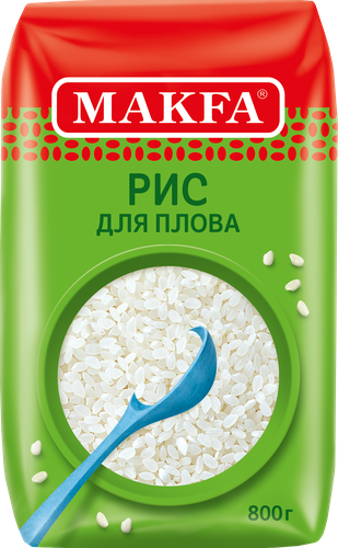 

Рис Makfa круглозерный для плова 800 г