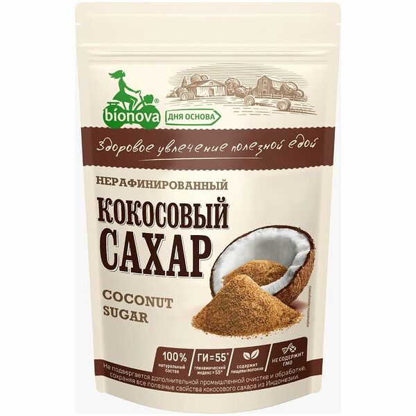 Сахар Bionova кокосовый, 200г