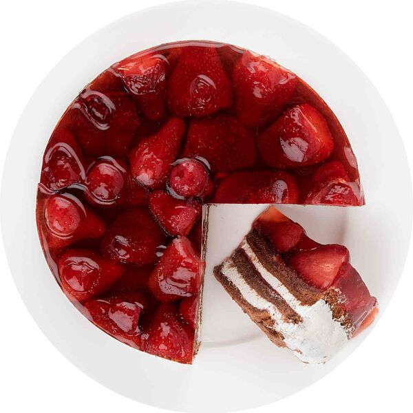 Торт сметанный Клубничка, в упаковке