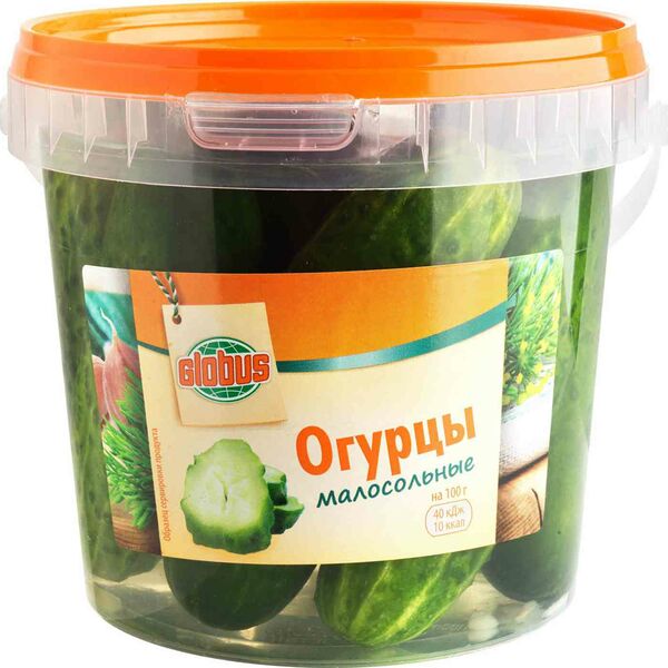 Огурцы малосольные Глобус
