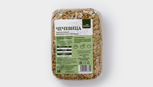 Чечевица тарелочная продовольственная