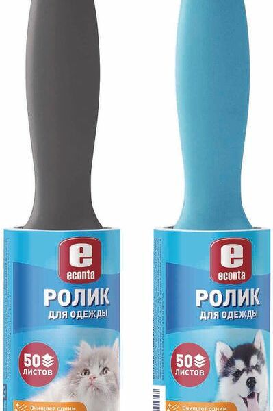 Ролик Econta для чистки одежды в ассортименте цвет по наличию 1шт.