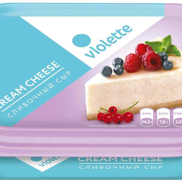 Сыр творожный Violette сливочный