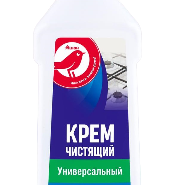 Крем чистящий Ашан Красная птица Универсальный