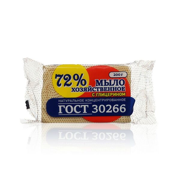 Хозяйственное мыло с глицерином 72% 200г