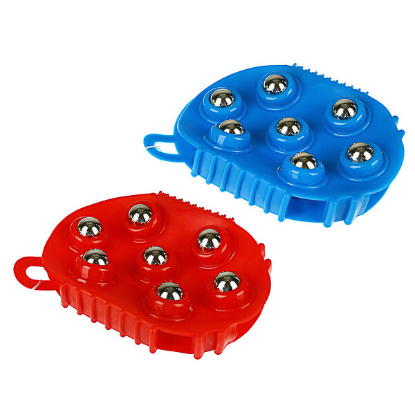 Silapro массажер для тела, пвх, пластик, металл 13,5х9,5см, 2 цвета