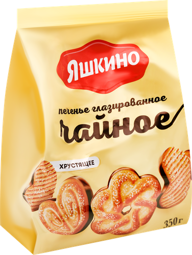

Печенье Яшкино Чайное с глазурью 350 г