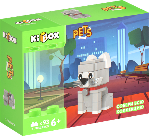 

Конструктор KIBOX Кот Британец, 93 детали, Арт. 1417