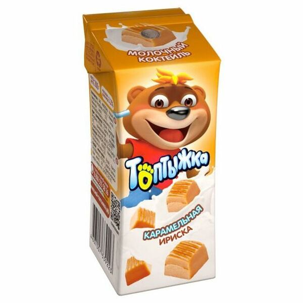 Коктейль молочный ТОПТЫЖКА Карамельная ириска 3,2%, без змж
