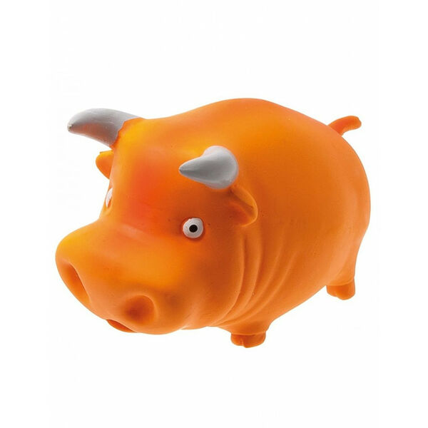 Pet Line Бычок игрушка для собак 9 см