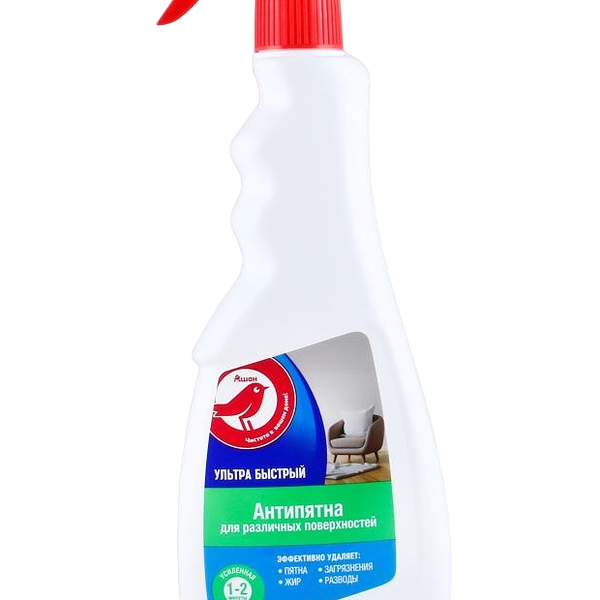 Чистящее средство АШАН Красная птица Антипятна Ультра Быстрый, 500 мл