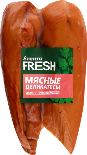 Филе ЛЕНТА FRESH куриное копчено-вареное до 1.0кг