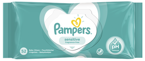 

Салфетки влажные Pampers Sensitive детские 52 шт.