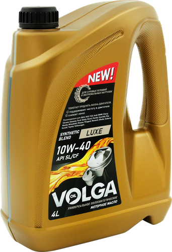 

Масло моторное ВОЛГА ОЙЛ Luxe 10W–40 SL/CF, Арт. 800441, 4л