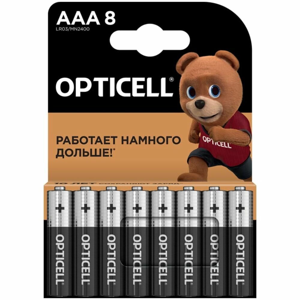

Батарейки Opticell Basic 5051009 AAA 8 шт.