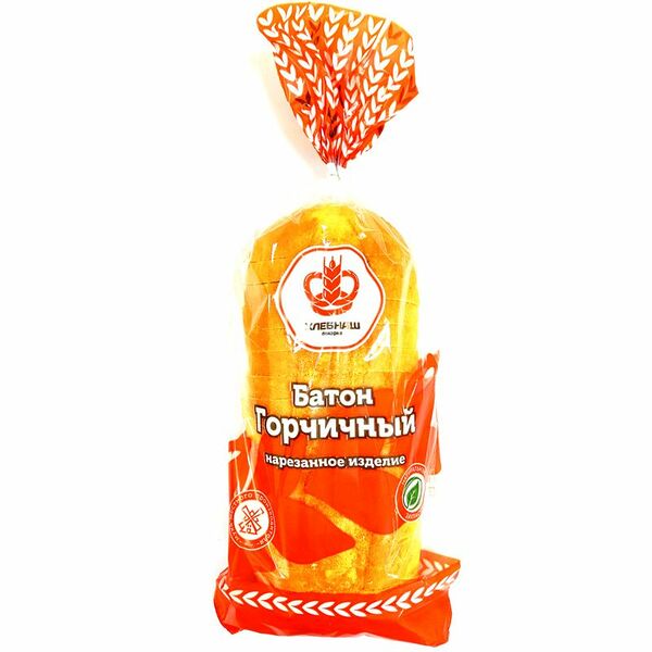 Батон Хлебнаш Горчичный нарезанный, 300г