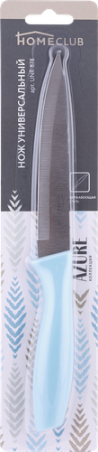

Нож универсальный HOMECLUB Azure 13см, нержавеющая сталь, полипропилен