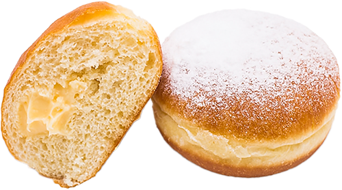 

Пончики Лента Fresh Берлинские с ванильным кремом 2х65 г