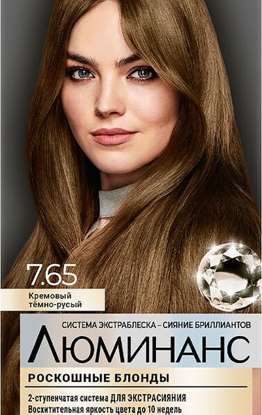 Краска для волос Люминанс 7.65 Кремовый темно-русый 150мл