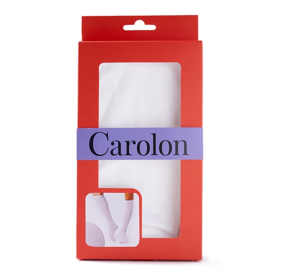 

Гольфы для девочек Carolon белые размер 16-18