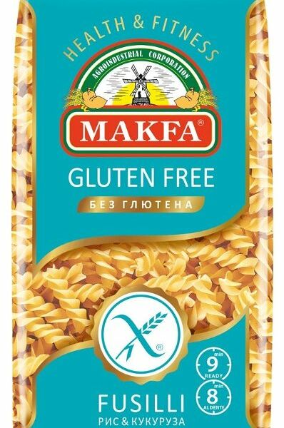 Макаронные изделия Макфа Фузилли без глютена Comercial Gallo