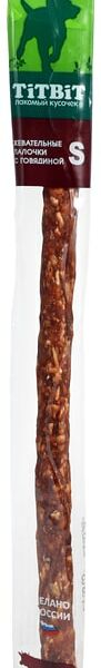 Лакомство для собак TiTBiT Жевательные палочки с говядиной S 10г