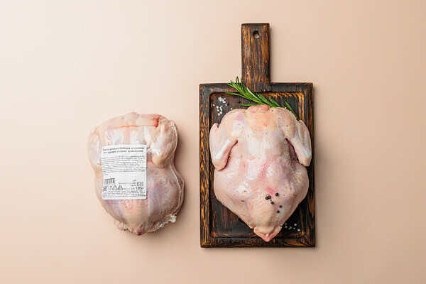 Тушка цыпленка-бройлера на зерновом откорме, охлажденная