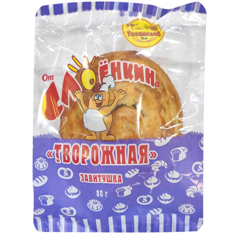 

Сдоба Тагилхлеб Завитушка творожная 80 г