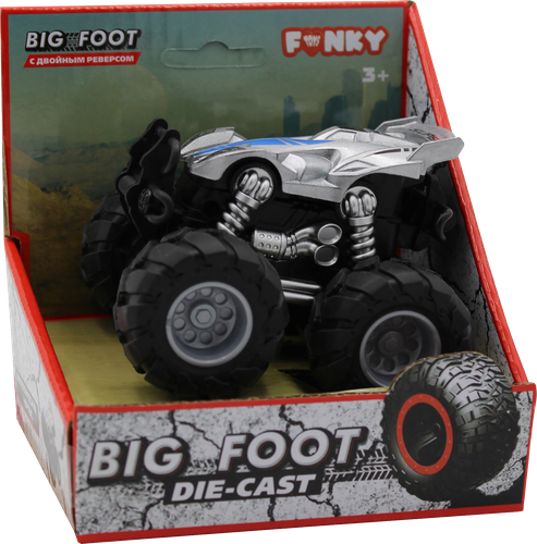 

Игрушка Funky Toys Машинка гоночная, die-cast, 4х4, 12 см, фрикционная, двойной реверс