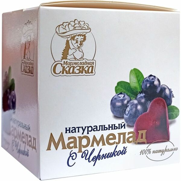 Мармелад Мармеладная Сказка черника, 100г