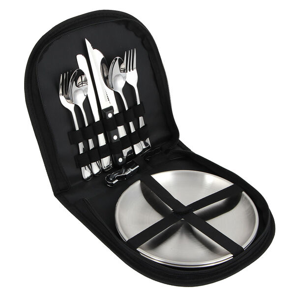 Руссо туристо набор столовых приборов для пикника в чехле, на 2 персоны