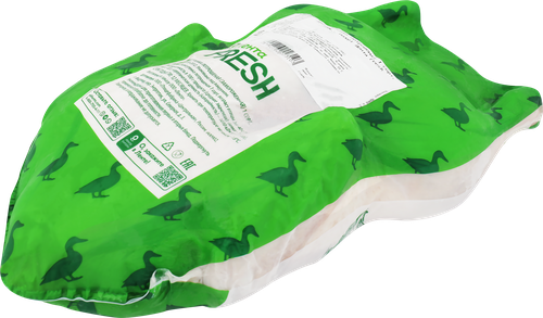 

Тушка утенка ЛЕНТА FRESH потрошеная 1 сорт зам пакет вес до 2.0кг