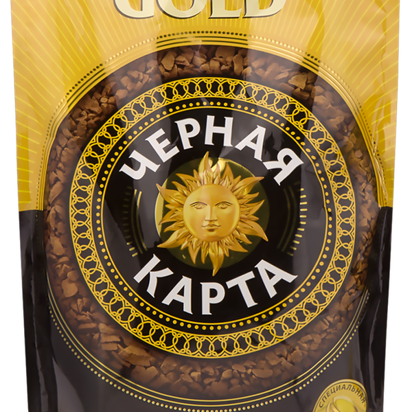 Кофе растворимый ЧЕРНАЯ КАРТА Gold