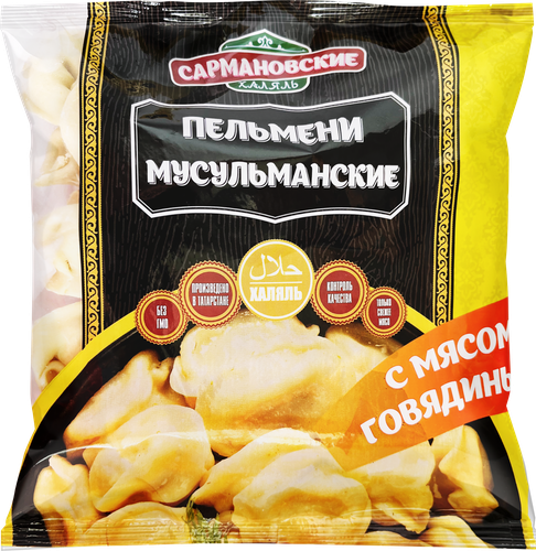 

Пельмени Сарман-Агро Мусульманские, Халяль, 400 г