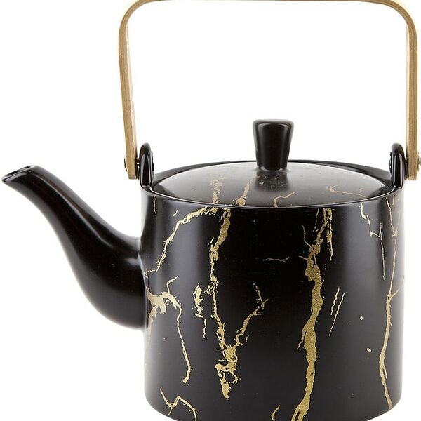 Чайник заварочный Nouvelle Home Черный мрамор 800мл