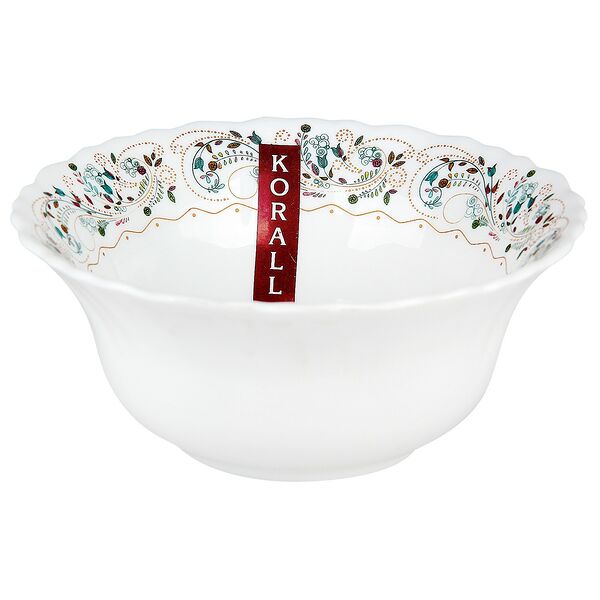 Салатник Коралл Сканди, 12.5 см, стекло