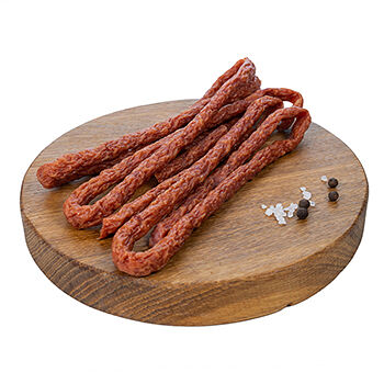 Колбаски варёно-копчёные Микоян Snexi классические, 100г