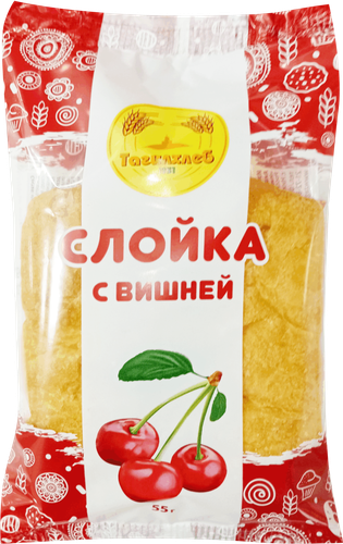 

Слойка ТАГИЛХЛЕБ с вишней, 55г