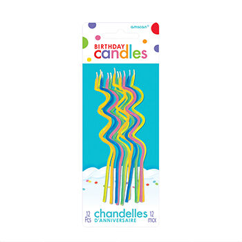 Свеча для торта Riethmueller извивающиеся 12.7см, набор 12 шт., Китай