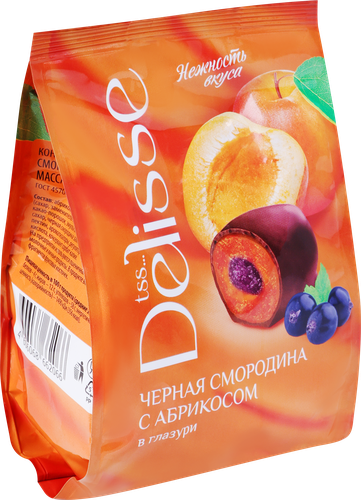 

Конфеты Delisse Черная смородина с абрикосом 200 г